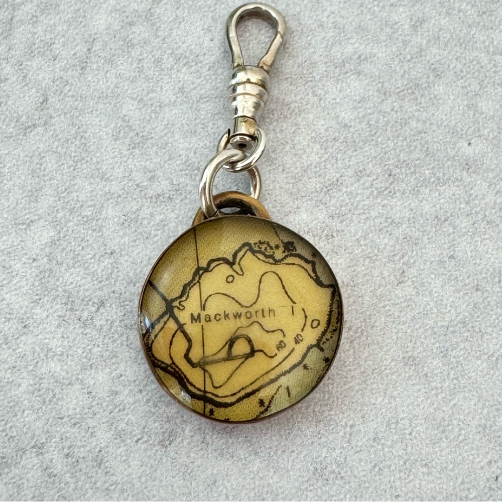 CHART Sterling Silver Pendant Made in Maine